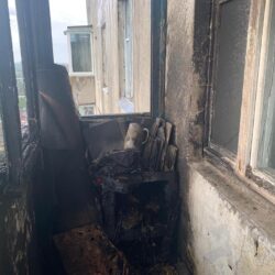В житловому будинку в Рівному горів балкон